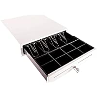 Los mejores  - Cajón portamonedas Geon automático - eléctrico (41x41x10 cm) 8 monedas 4 billetes - Estructura metálica - Conector RJ11…